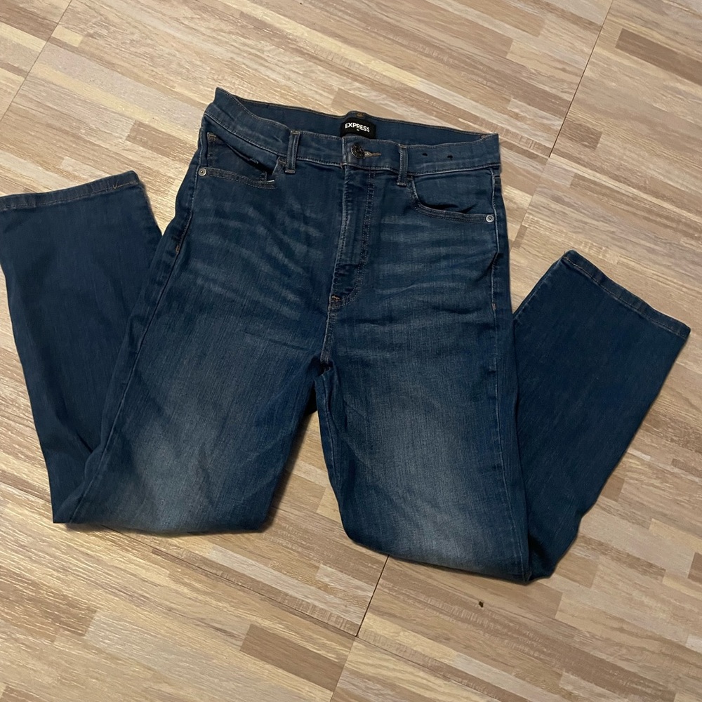 Express high-rise jeans